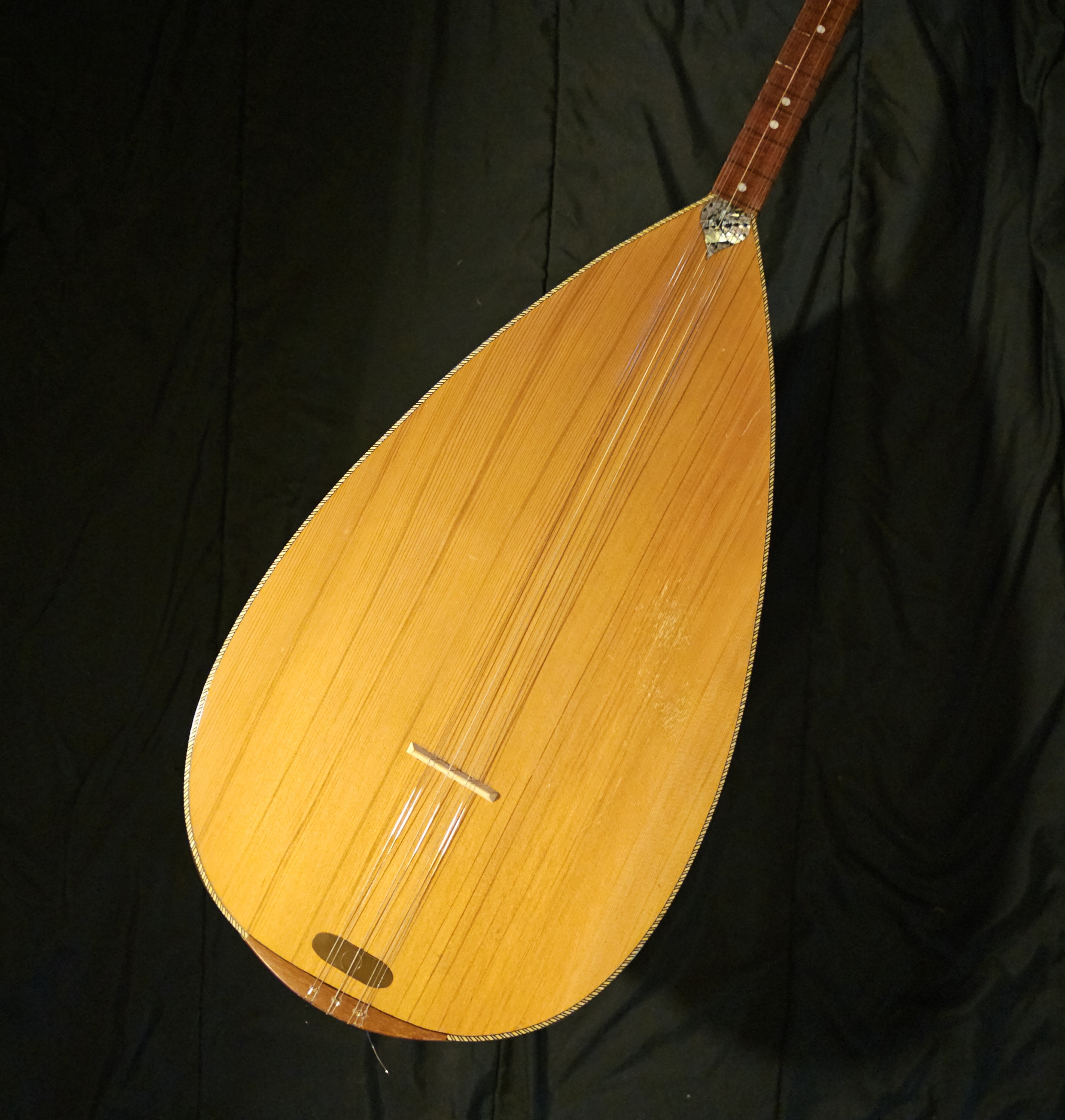 Close-up of Divan Saz